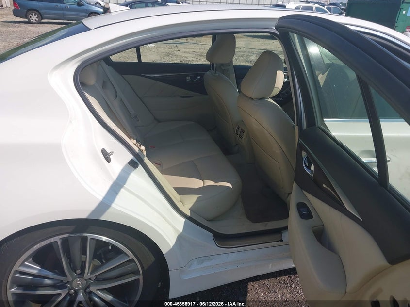 2017 Infiniti Q50 VIN JN1EV7AP7HM732077 IAAI salvage auction — THEFT, Salvage (Georgia), sold $1,250 on 2026-07-30 (photo 8)