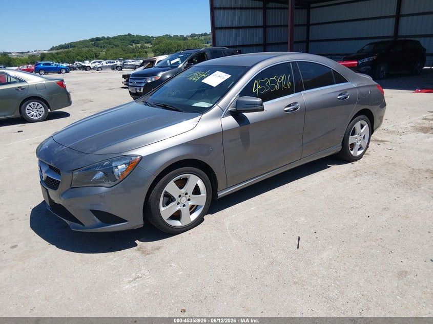 2016 Mercedes-benz Cla-klasse VIN WDDSJ4GB1GN394910 IAAI salvage auction — ENGINE DAMAGE, Salvage (Missouri), sold $2,700 on 2026-07-23 (photo 2)