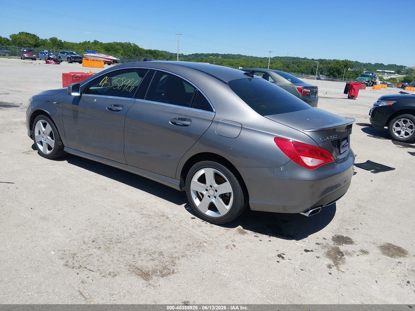 2016 Mercedes-benz Cla-klasse VIN WDDSJ4GB1GN394910 IAAI salvage auction — ENGINE DAMAGE, Salvage (Missouri), sold $2,700 on 2026-07-23 (photo 3)