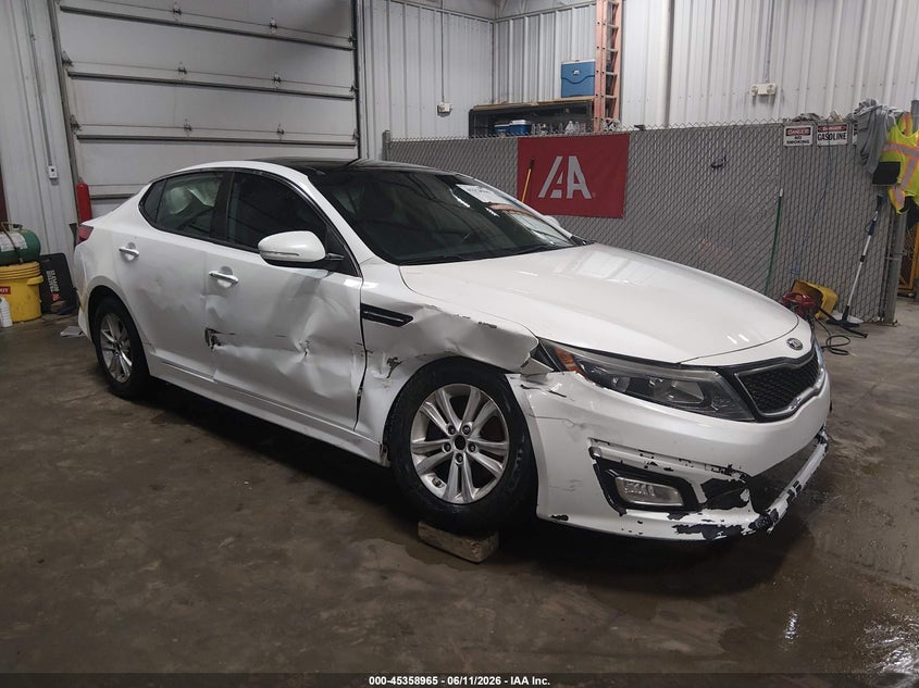 2015 Kia Optima VIN 5XXGN4A72FG508769 IAAI salvage auction — RIGHT SIDE, Salvage (Iowa), sold $25 on 2026-07-28 (photo 1)