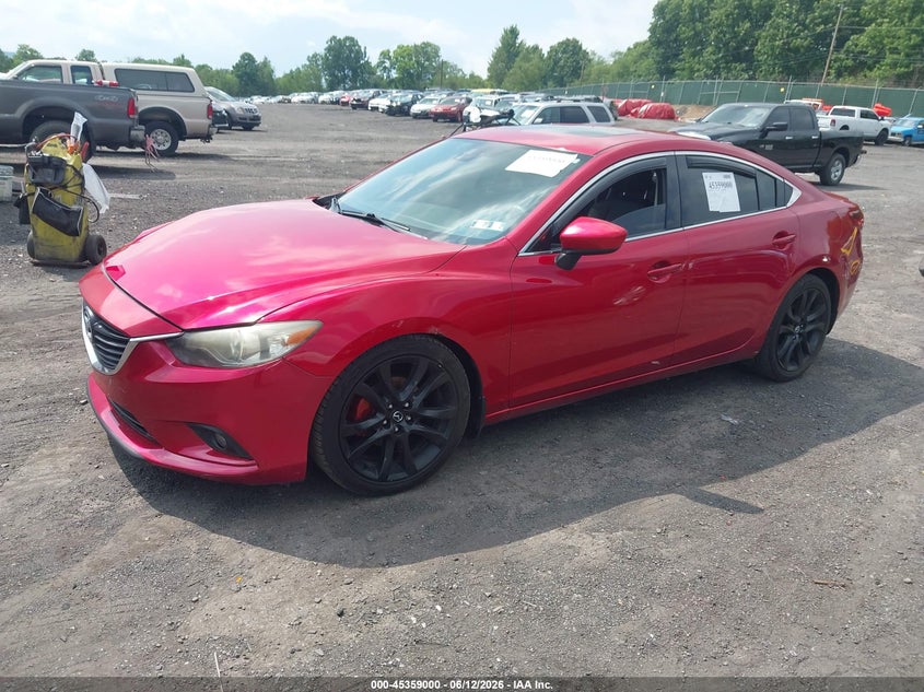 2014 Mazda 6 VIN JM1GJ1W55E1109074 IAAI salvage auction — FRONT END, Salvage Title, sold $700 on 2026-07-28 (photo 2)