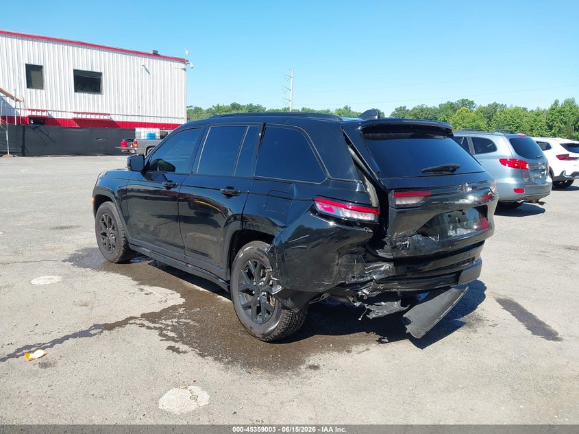 2024 Jeep Grand cherokee VIN 1C4RJHAG7RC262897 IAAI salvage auction — REAR END, Salvage - Greater Than 75% (Maryland), sold $10,150 on 2026-07-29 (photo 3)