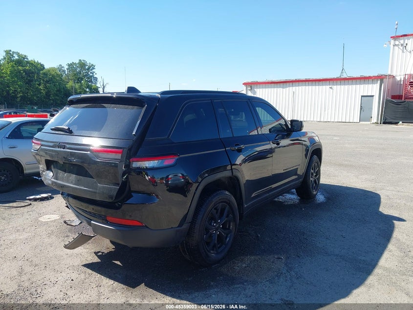 2024 Jeep Grand cherokee VIN 1C4RJHAG7RC262897 IAAI salvage auction — REAR END, Salvage - Greater Than 75% (Maryland), sold $10,150 on 2026-07-29 (photo 4)