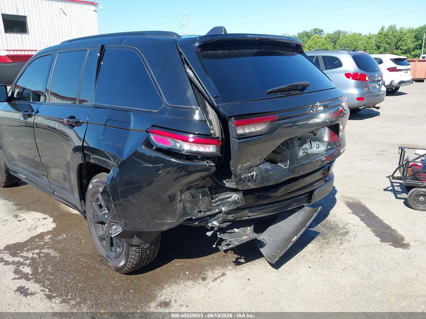 2024 Jeep Grand cherokee VIN 1C4RJHAG7RC262897 IAAI salvage auction — REAR END, Salvage - Greater Than 75% (Maryland), sold $10,150 on 2026-07-29 (photo 6)