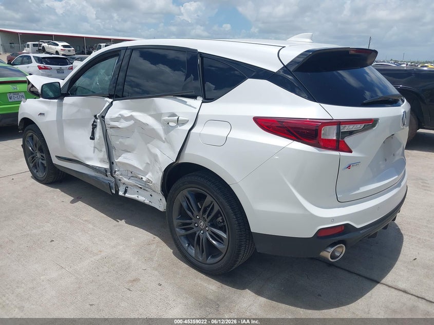 2023 Acura Rdx VIN 5J8TC1H62PL002409 IAAI salvage auction — SIDE, Salvage (Texas), sold $7,200 on 2026-07-31 (photo 3)
