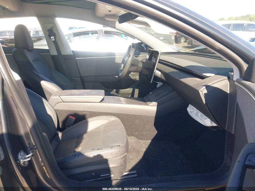 2024 Tesla Model 3 VIN 5YJ3E1EA2RF767451 IAAI salvage auction — FRONT & REAR, Salvage (Georgia), sold $5,600 on 2026-08-22 (photo 5)
