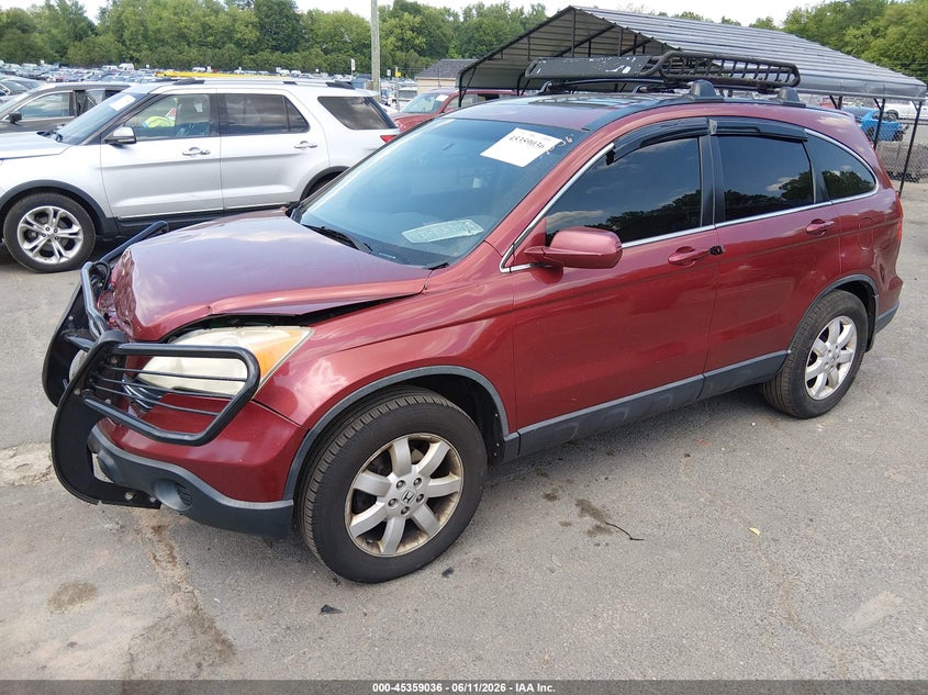 2007 Honda Cr-v VIN JHLRE48777C099736 IAAI salvage auction — FRONT END, Salvage (Connecticut), sold $1,050 on 2026-07-08 (photo 2)