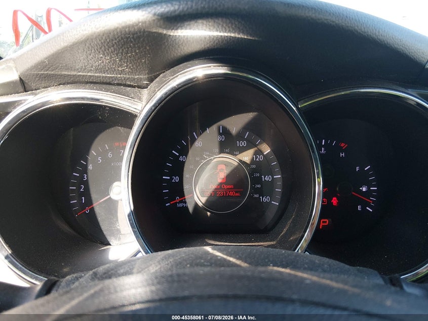 2013 Kia Optima VIN 5XXGM4A77DG215739 IAAI salvage auction — FRONT & REAR, Clear (Florida), sold $700 on 2026-07-20 (photo 7)