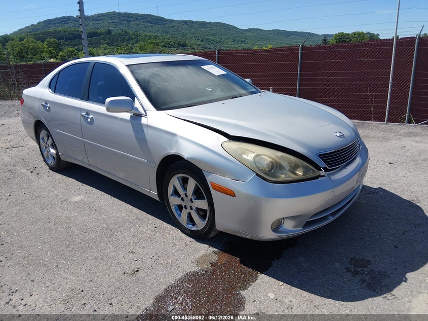 2005 Lexus Es 330 VIN JTHBA30G155077604 IAAI salvage auction — FRONT END, Salvage (Pennsylvania), sold $500 on 2026-07-29 (photo 1)
