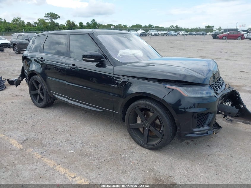 2021 Land rover Range rover sport VIN SALWR2SUXMA782618 IAAI salvage auction — REAR END, Salvage Title, sold $2,050 on 2026-07-30 (photo 1)