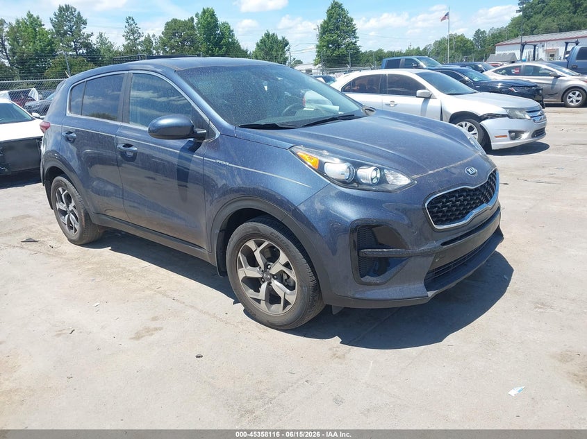 2021 Kia Sportage VIN KNDPM3AC9M7872574 IAAI salvage auction — THEFT, Salvage (North Carolina), sold $5,300 on 2026-07-29 (photo 1)