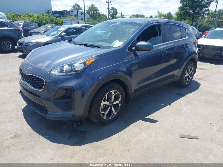 2021 Kia Sportage VIN KNDPM3AC9M7872574 IAAI salvage auction — THEFT, Salvage (North Carolina), sold $5,300 on 2026-07-29 (photo 2)