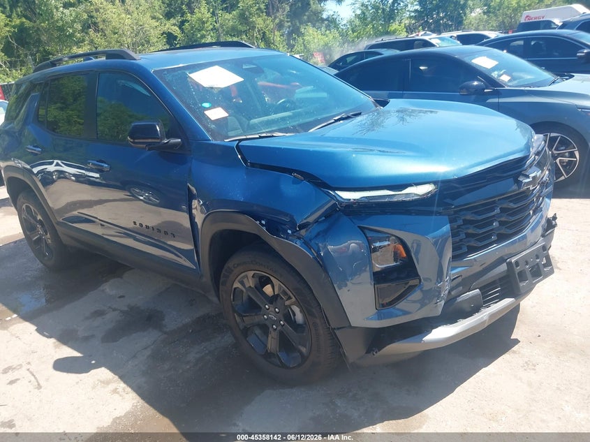 2026 Chevrolet Equinox VIN 3GNAXHEG1TL445611 IAAI salvage auction — FRONT END, Salvage (Kansas), sold $7,800 on 2026-07-31 (photo 1)