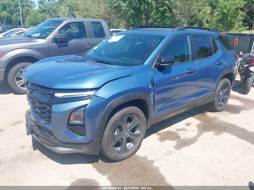 2026 Chevrolet Equinox VIN 3GNAXHEG1TL445611 IAAI salvage auction — FRONT END, Salvage (Kansas), sold $7,800 on 2026-07-31 (photo 2)