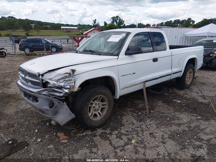 2002 Dodge Dakota VIN 1B7GL42N12S507860 IAAI salvage auction — FRONT END, Clear (Arkansas), sold $400 on 2026-07-09 (photo 2)