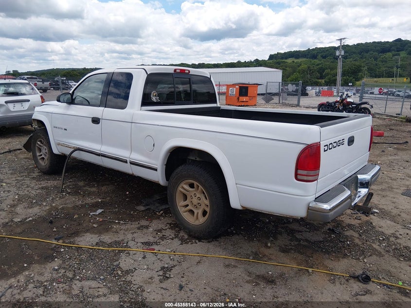 2002 Dodge Dakota VIN 1B7GL42N12S507860 IAAI salvage auction — FRONT END, Clear (Arkansas), sold $400 on 2026-07-09 (photo 3)