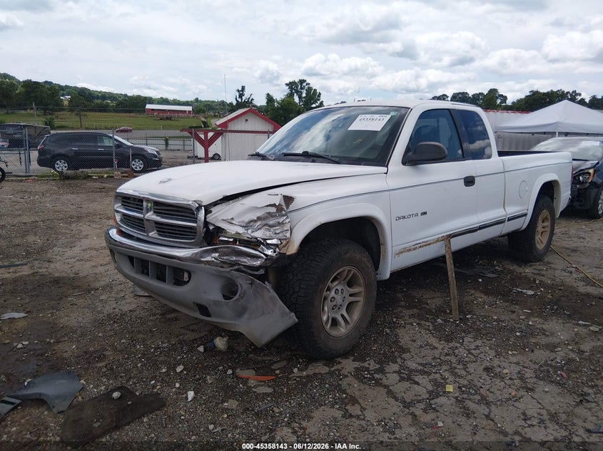2002 Dodge Dakota VIN 1B7GL42N12S507860 IAAI salvage auction — FRONT END, Clear (Arkansas), sold $400 on 2026-07-09 (photo 6)