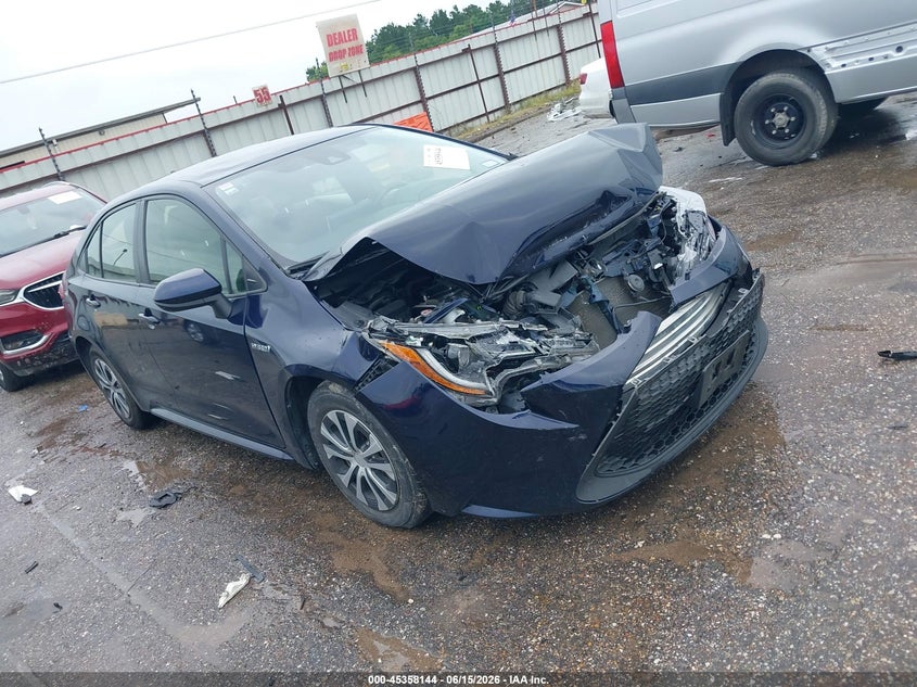 2021 Toyota Corolla VIN JTDEAMDE9MJ031358 IAAI salvage auction — FRONT END, Salvage Title, sold $4,850 on 2026-07-22 (photo 1)