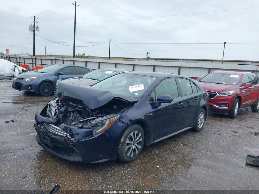 2021 Toyota Corolla VIN JTDEAMDE9MJ031358 IAAI salvage auction — FRONT END, Salvage Title, sold $4,850 on 2026-07-22 (photo 2)
