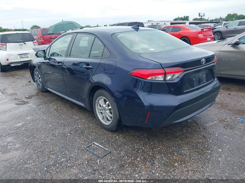 2021 Toyota Corolla VIN JTDEAMDE9MJ031358 IAAI salvage auction — FRONT END, Salvage Title, sold $4,850 on 2026-07-22 (photo 3)