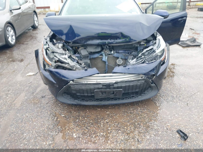 2021 Toyota Corolla VIN JTDEAMDE9MJ031358 IAAI salvage auction — FRONT END, Salvage Title, sold $4,850 on 2026-07-22 (photo 6)