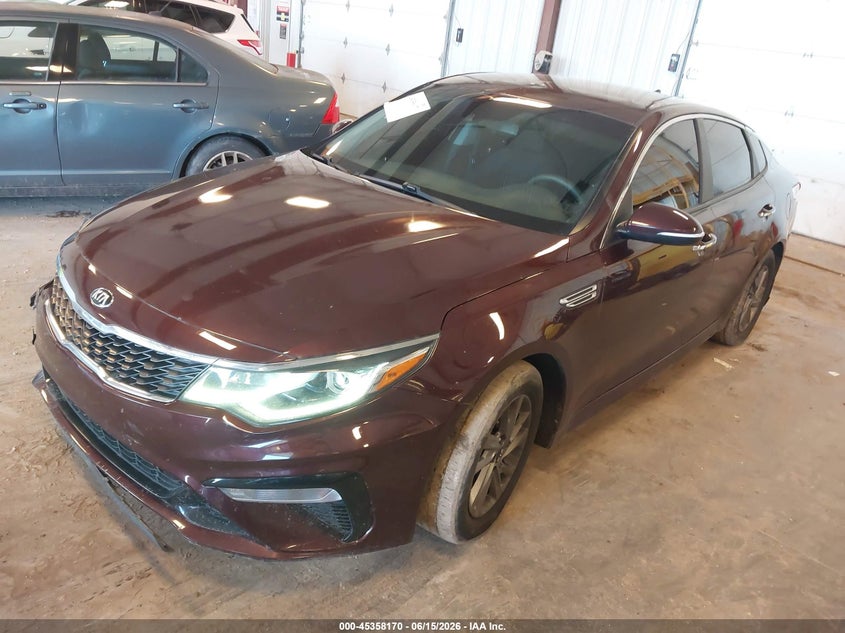 2019 Kia Optima VIN 5XXGT4L32KG344210 IAAI salvage auction — THEFT, Clear (Michigan), sold $1,325 on 2026-07-28 (photo 2)
