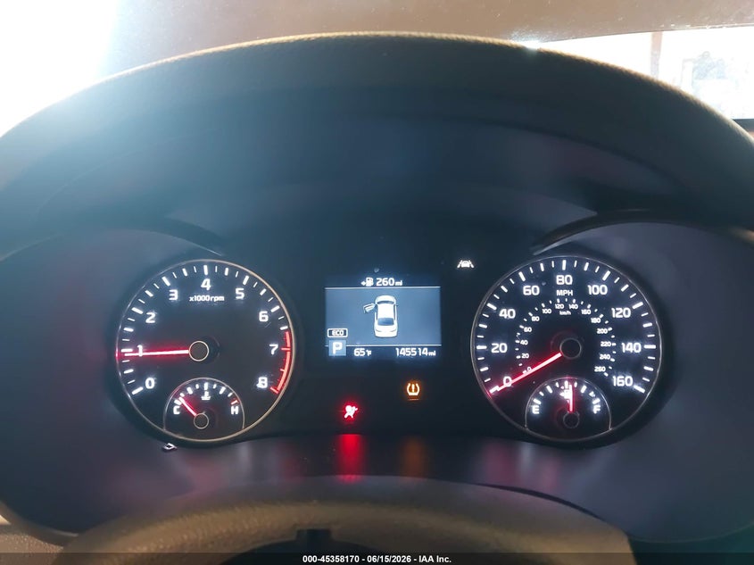 2019 Kia Optima VIN 5XXGT4L32KG344210 IAAI salvage auction — THEFT, Clear (Michigan), sold $1,325 on 2026-07-28 (photo 7)