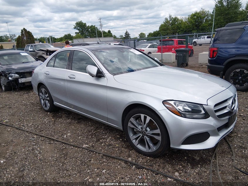 2018 Mercedes-benz C class VIN WDDWF4KB3JR421017 IAAI salvage auction — FRONT END, Salvage (Ohio), sold $11,600 on 2026-07-29 (photo 1)
