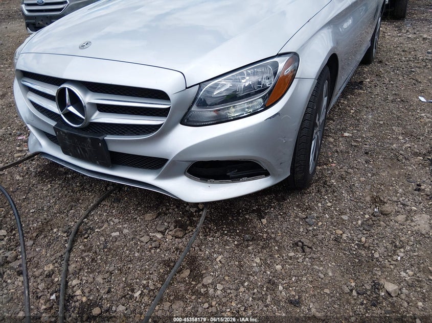 2018 Mercedes-benz C class VIN WDDWF4KB3JR421017 IAAI salvage auction — FRONT END, Salvage (Ohio), sold $11,600 on 2026-07-29 (photo 6)