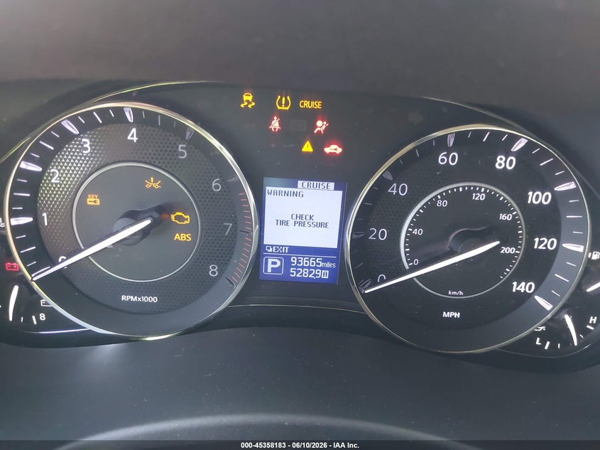 2020 Nissan Armada VIN JN8AY2ND1LX015174 IAAI salvage auction — FRONT END, Clear (Indiana), sold $4,000 on 2026-07-22 (photo 7)