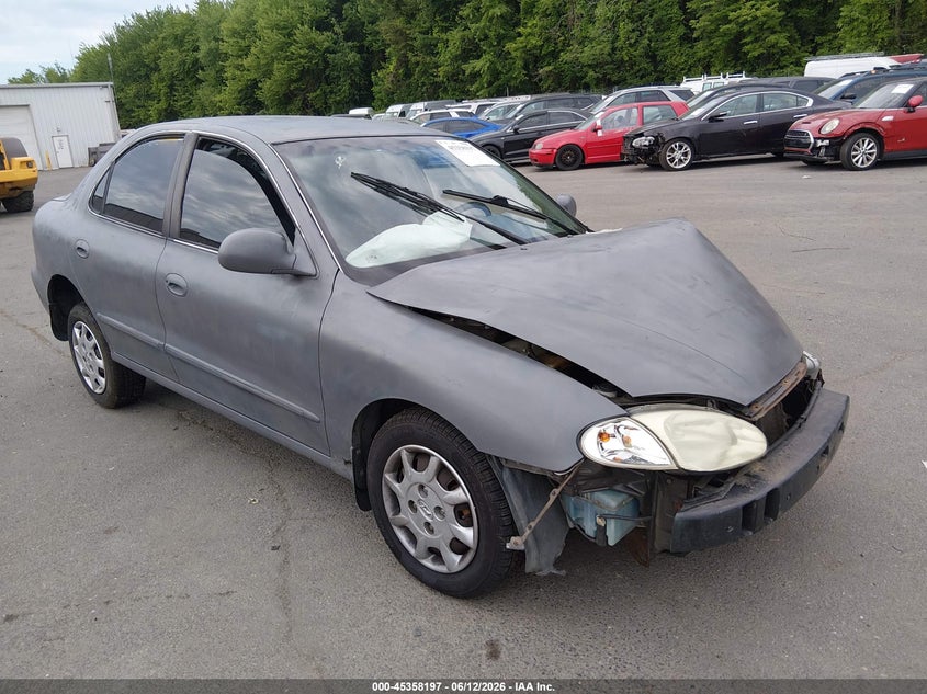 2000 Hyundai Elantra VIN KMHJF35F0YU041584 IAAI salvage auction — FRONT END, Bill Of Sale (Connecticut), sold $350 on 2026-07-23 (photo 1)