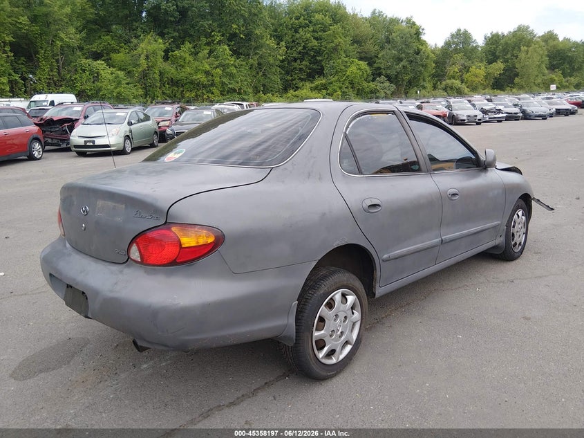 2000 Hyundai Elantra VIN KMHJF35F0YU041584 IAAI salvage auction — FRONT END, Bill Of Sale (Connecticut), sold $350 on 2026-07-23 (photo 4)