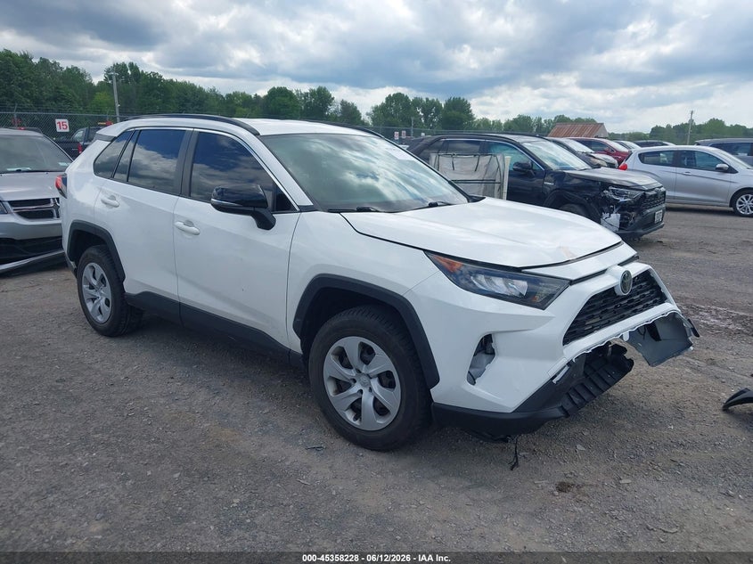 2019 Toyota Rav 4 VIN JTMK1RFV4KJ015627 IAAI salvage auction — FRONT END, Salvage Title, sold $6,800 on 2026-07-23 (photo 1)