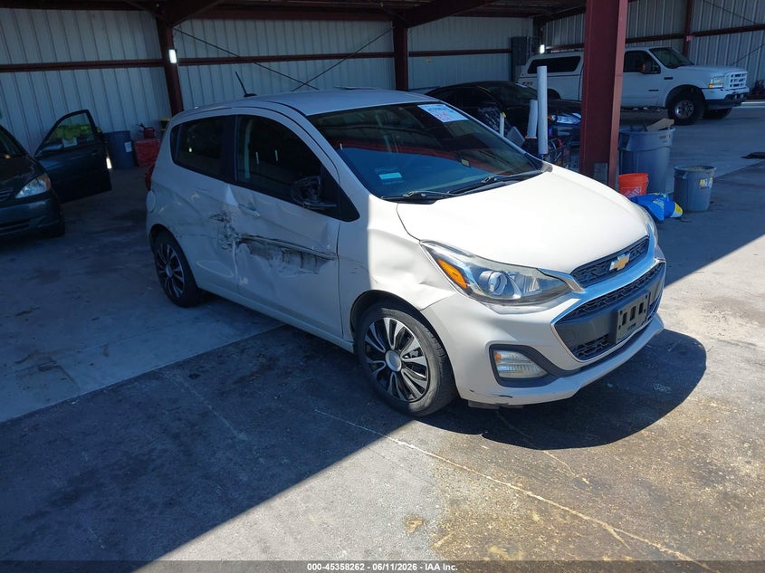 2020 Chevrolet Spark VIN KL8CB6SA5LC425130 IAAI salvage auction — LEFT & RIGHT, Salvage (California), sold $825 on 2026-07-28 (photo 1)