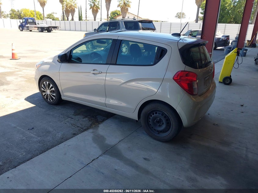 2020 Chevrolet Spark VIN KL8CB6SA5LC425130 IAAI salvage auction — LEFT & RIGHT, Salvage (California), sold $825 on 2026-07-28 (photo 3)