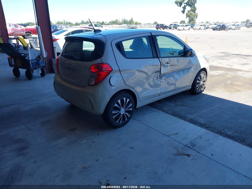 2020 Chevrolet Spark VIN KL8CB6SA5LC425130 IAAI salvage auction — LEFT & RIGHT, Salvage (California), sold $825 on 2026-07-28 (photo 4)