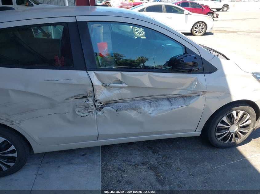 2020 Chevrolet Spark VIN KL8CB6SA5LC425130 IAAI salvage auction — LEFT & RIGHT, Salvage (California), sold $825 on 2026-07-28 (photo 6)