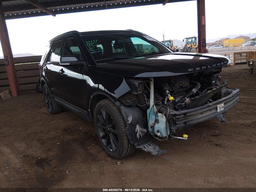 2017 Ford Explorer VIN 1FM5K7D82HGA12495 IAAI salvage auction — FRONT END, Salvage (Arizona), sold $2,750 on 2026-07-23 (photo 1)