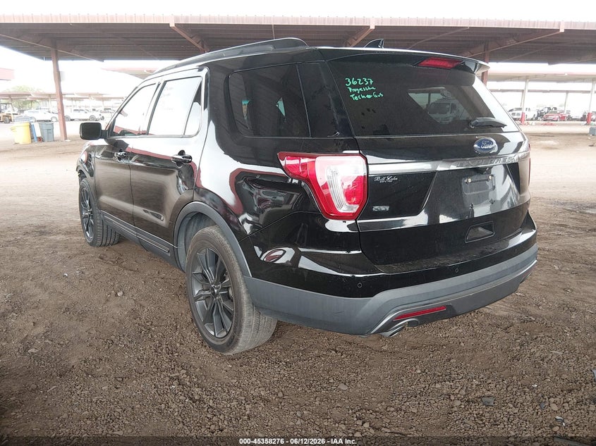 2017 Ford Explorer VIN 1FM5K7D82HGA12495 IAAI salvage auction — FRONT END, Salvage (Arizona), sold $2,750 on 2026-07-23 (photo 3)