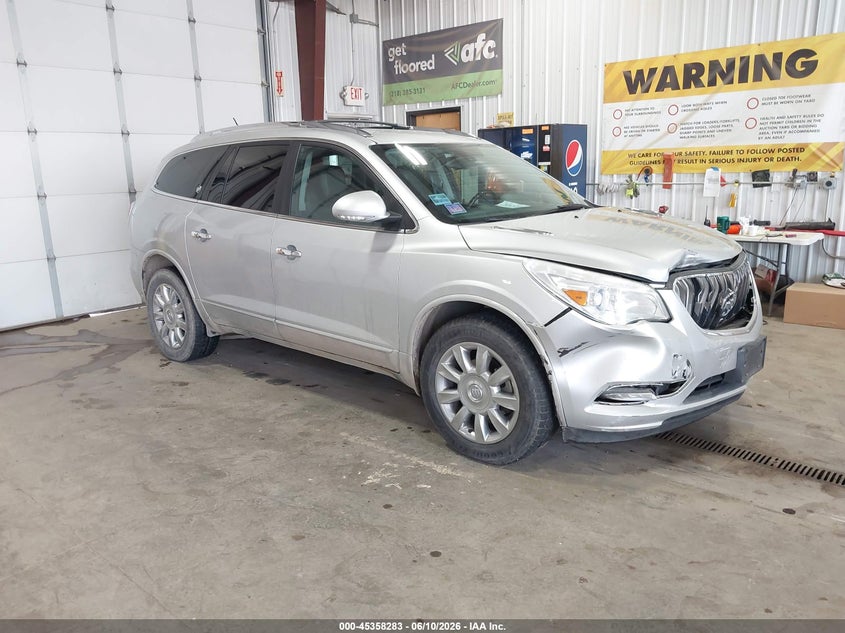 2015 Buick Enclave VIN 5GAKVCKD6FJ332749 IAAI salvage auction — FRONT END, Salvage Title, sold $950 on 2026-07-30 (photo 1)
