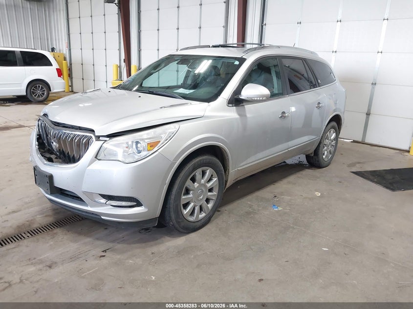 2015 Buick Enclave VIN 5GAKVCKD6FJ332749 IAAI salvage auction — FRONT END, Salvage Title, sold $950 on 2026-07-30 (photo 2)