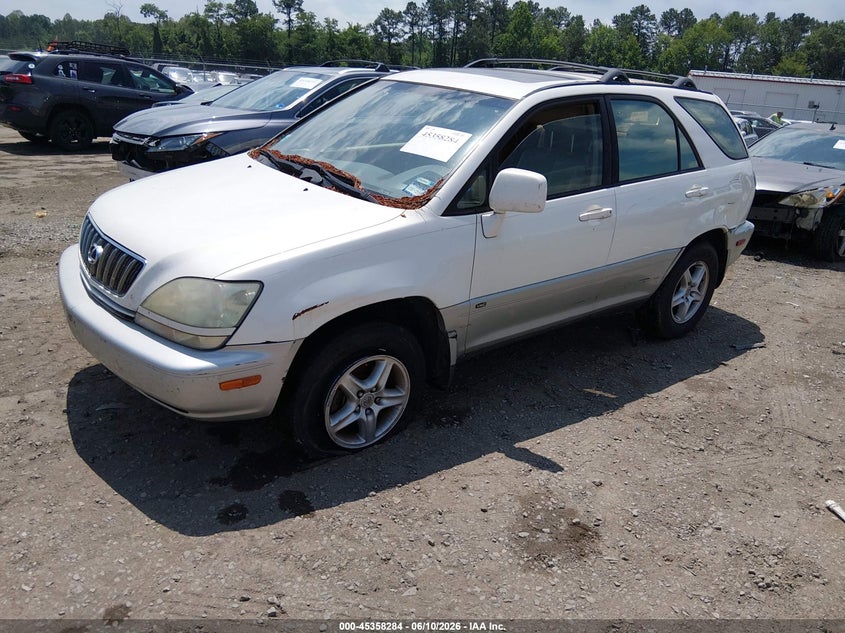 2003 Lexus Rx 300 VIN JTJGF10U630156664 IAAI salvage auction — NORMAL WEAR, Clear (Virginia), sold $300 on 2026-07-31 (photo 2)