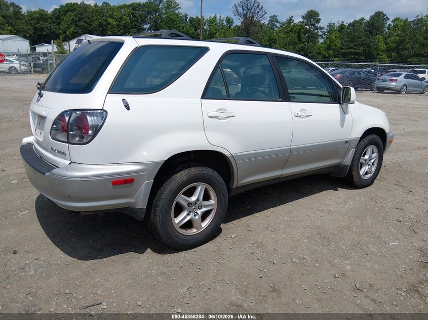 2003 Lexus Rx 300 VIN JTJGF10U630156664 IAAI salvage auction — NORMAL WEAR, Clear (Virginia), sold $300 on 2026-07-31 (photo 4)