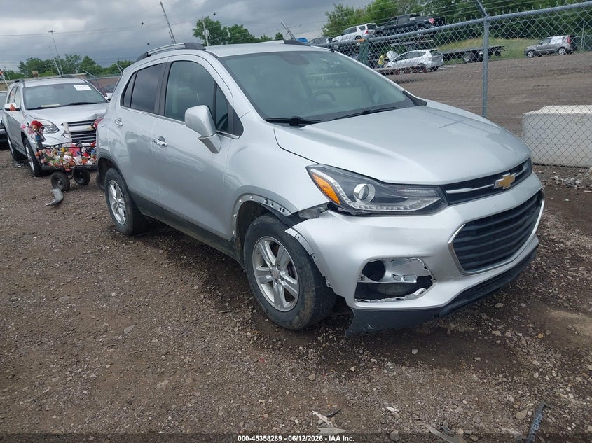 2019 Chevrolet Trax VIN KL7CJLSB7KB756519 IAAI salvage auction — RIGHT FRONT, Salvage (Ohio), sold $175 on 2026-07-08 (photo 1)