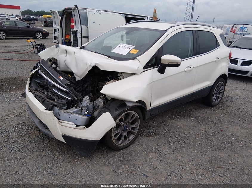 2021 Ford Ecosport VIN MAJ3S2KE9MC448663 IAAI salvage auction — FRONT END, Salvage (Arkansas), sold $25 on 2026-07-29 (photo 2)