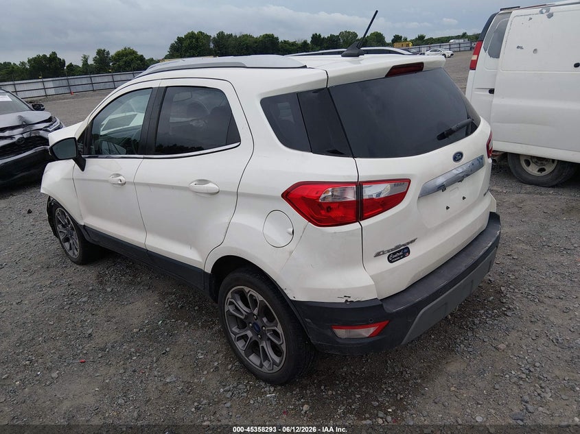 2021 Ford Ecosport VIN MAJ3S2KE9MC448663 IAAI salvage auction — FRONT END, Salvage (Arkansas), sold $25 on 2026-07-29 (photo 3)
