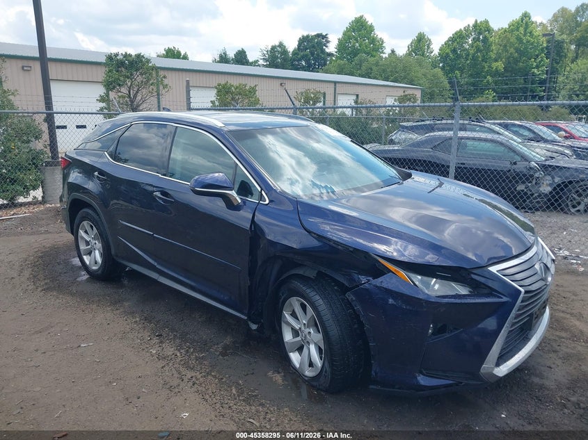 2017 Lexus Rx VIN 2T2BZMCA3HC097573 IAAI salvage auction — FRONT END, Wait Title, sold $10,300 on 2026-08-01 (photo 1)