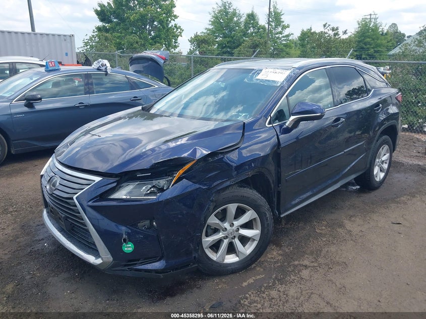 2017 Lexus Rx VIN 2T2BZMCA3HC097573 IAAI salvage auction — FRONT END, Wait Title, sold $10,300 on 2026-08-01 (photo 2)
