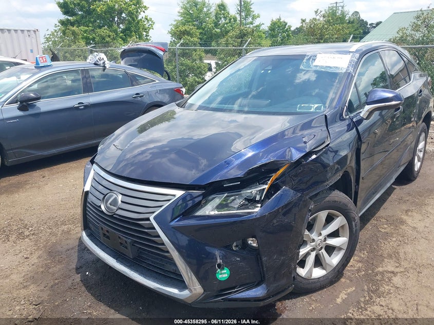 2017 Lexus Rx VIN 2T2BZMCA3HC097573 IAAI salvage auction — FRONT END, Wait Title, sold $10,300 on 2026-08-01 (photo 6)