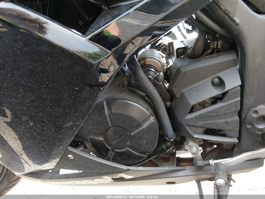 2014 Kawasaki Ninja VIN JKAEX8A1XEA002017 IAAI salvage auction — FRONT END, Salvage (Pennsylvania), sold $50 on 2026-07-14 (photo 9)